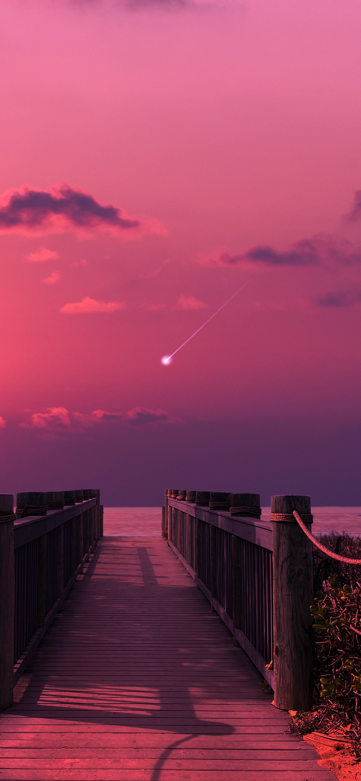 Обои облако, атмосфера, послесвечение, Оранжевый цвет, природный ландшафт в разрешении 1242x2688