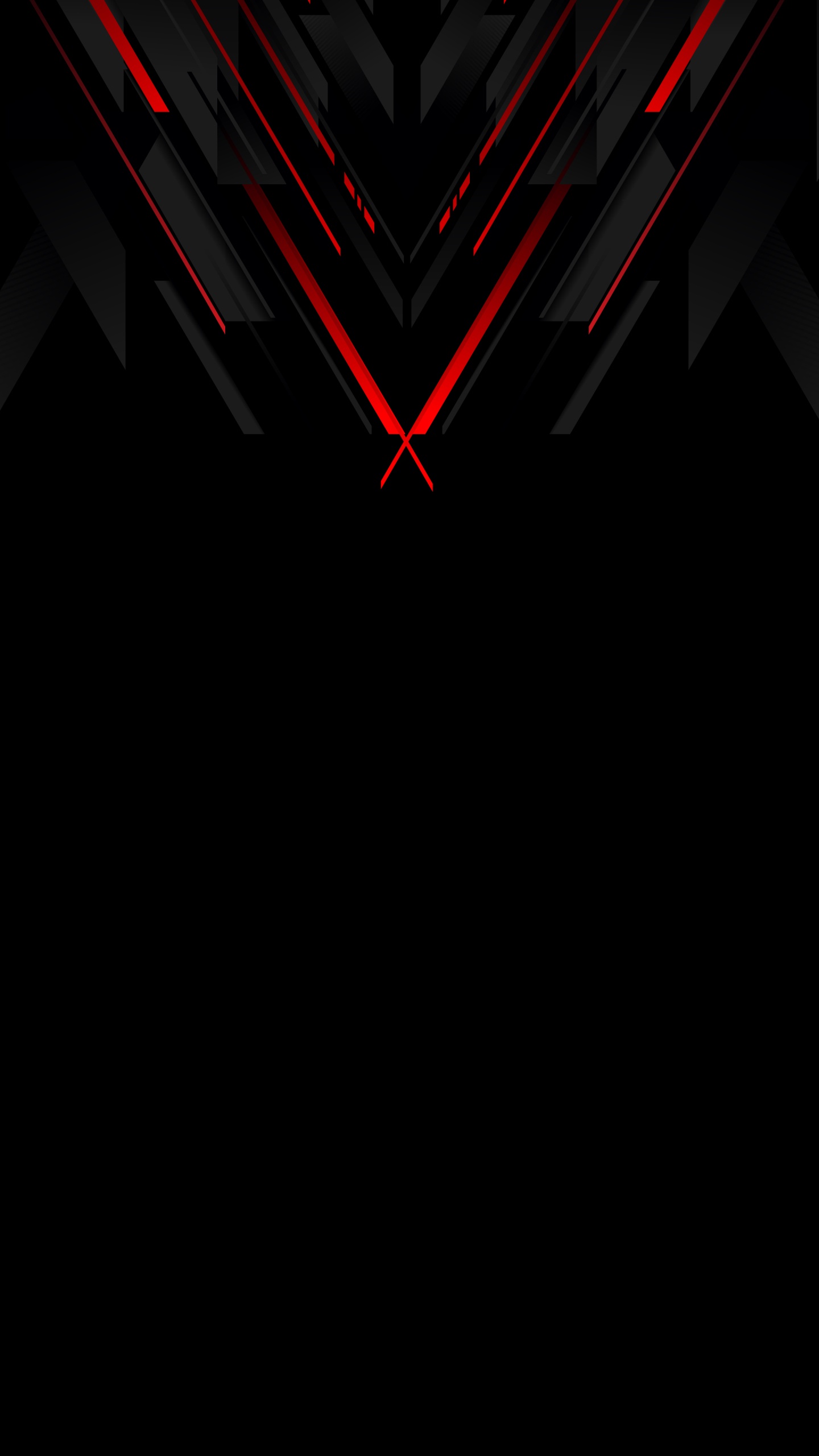 Обои темнота, свет, красный цвет, дизайн, графика в разрешении 1440x2560