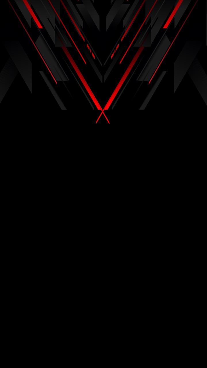 Обои темнота, свет, красный цвет, дизайн, графика в разрешении 720x1280