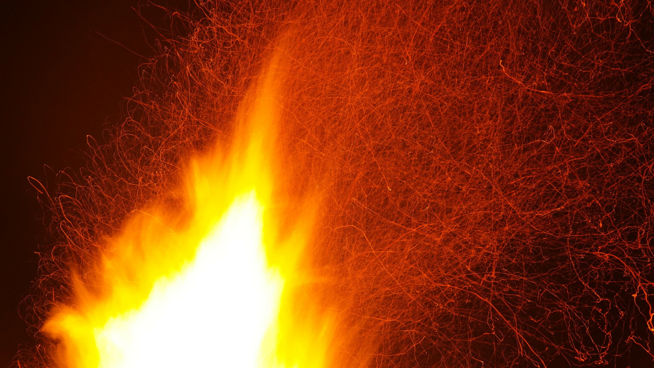 Обои пламя, тепло, огонь, типы вулканических извержений, энергия в разрешении 1280x720