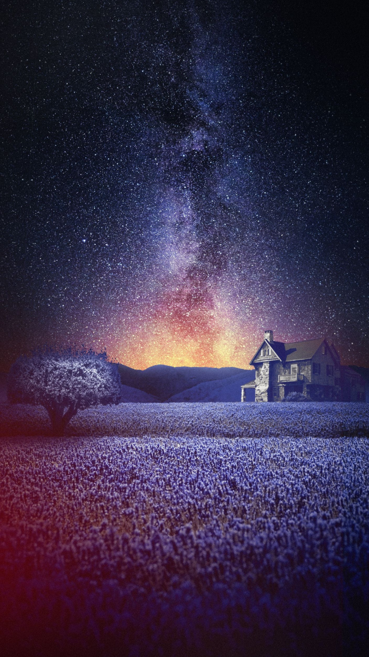 Обои природа, атмосфера, природный ландшафт, Аврора, астрономический объект в разрешении 750x1334