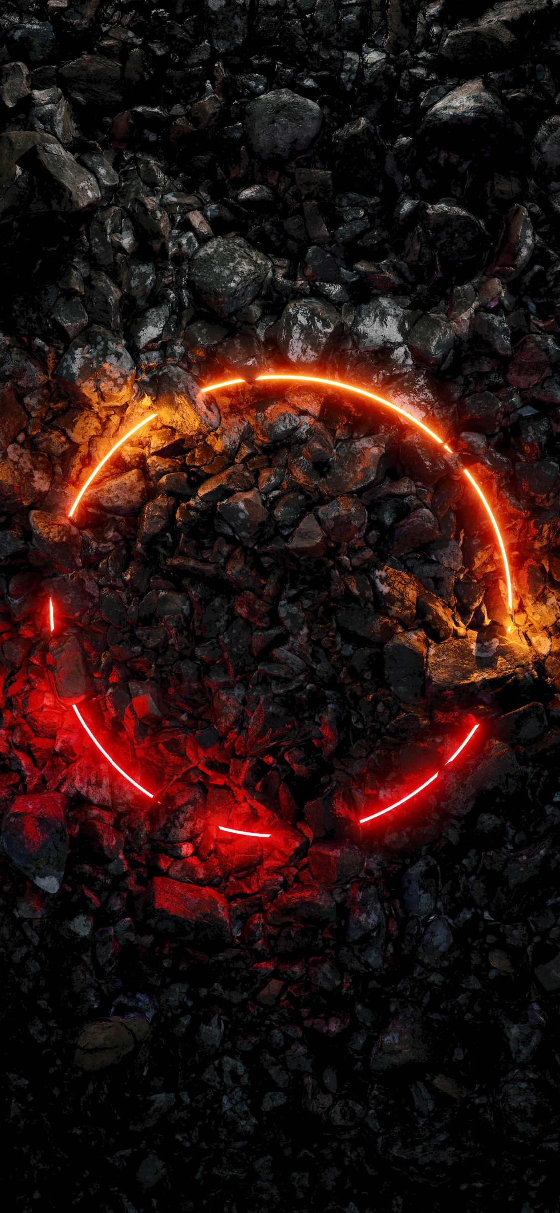 Обои пламя, soundcloud, арт, цветной, джик пила в разрешении 1125x2436