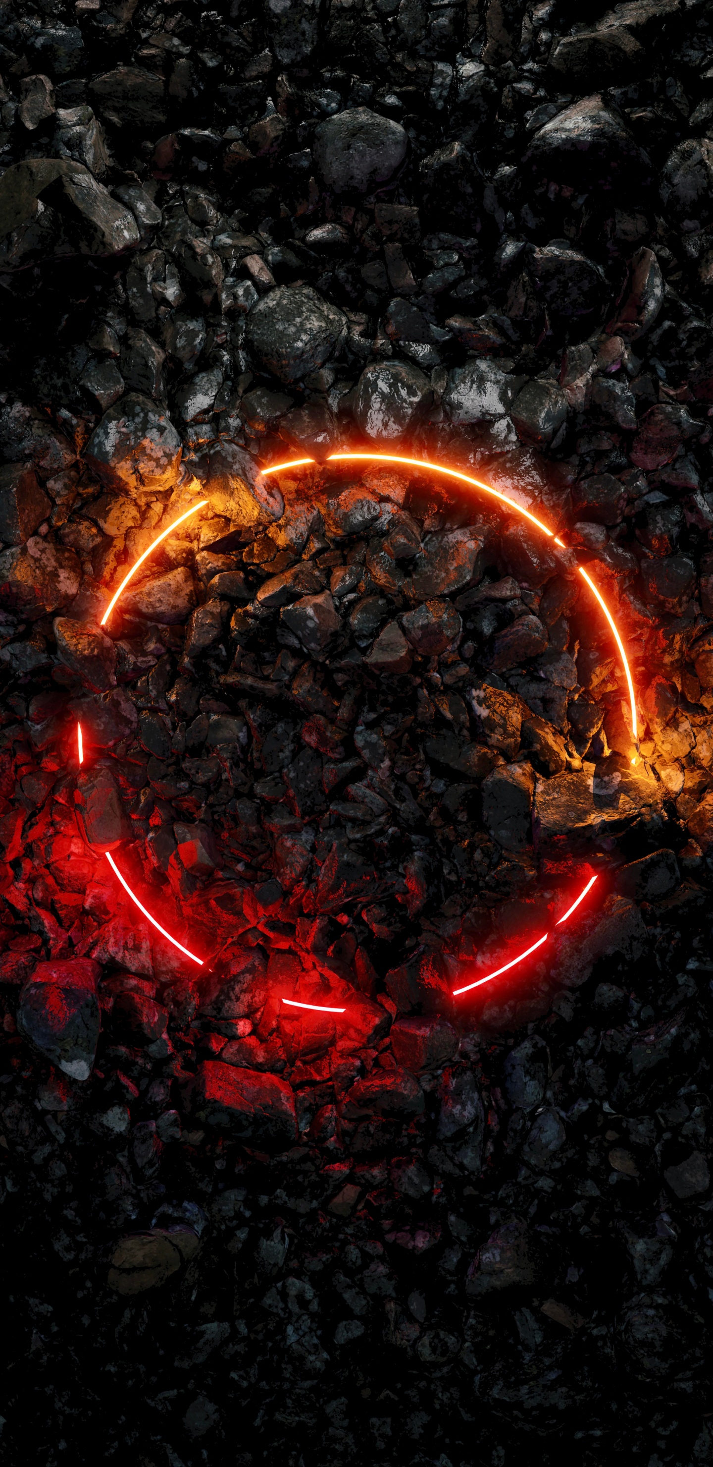 Обои пламя, soundcloud, арт, цветной, джик пила в разрешении 1440x2960