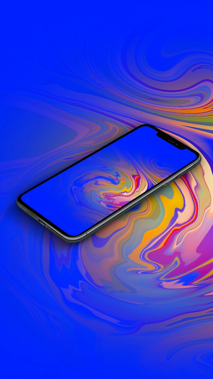 Обои синий кобальт, вода, жидкий, синий, лазурный в разрешении 720x1280