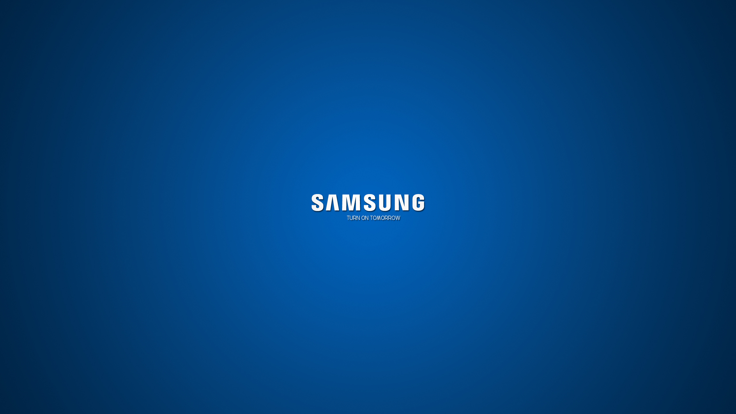 Обои синий, текст, атмосфера, марка, бизнес в разрешении 2560x1440