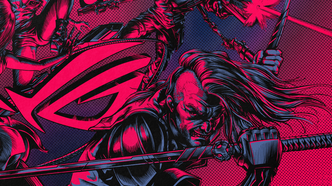 Обои asus рог телефон 5, asus, asus рог телефон 5s, андроид, рукав в разрешении 1366x768