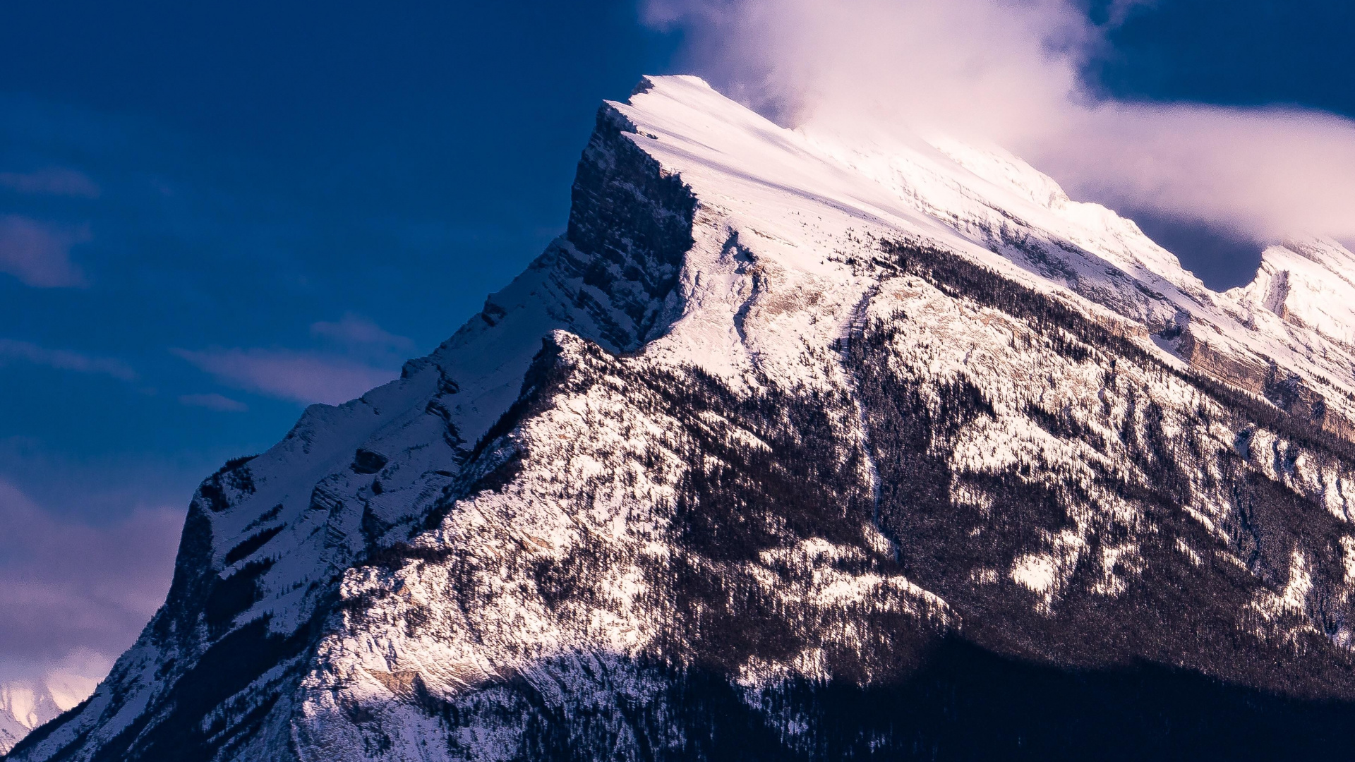 Обои гора рандл, горный рельеф, гора, горный хребет, хребет в разрешении 1920x1080