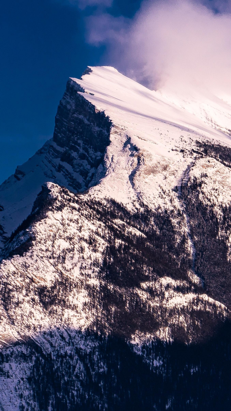 Обои гора рандл, горный рельеф, гора, горный хребет, хребет в разрешении 750x1334