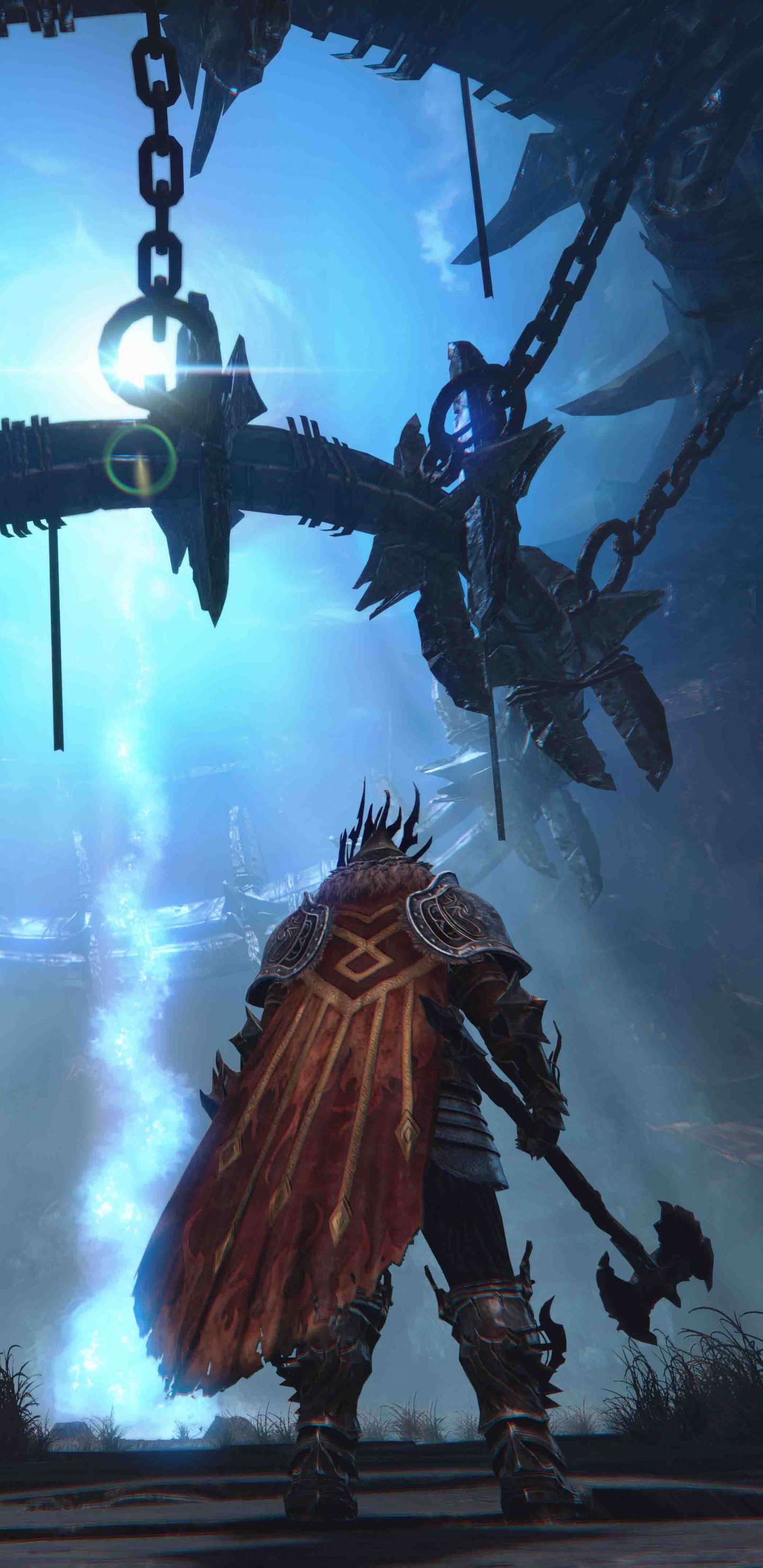Обои lords of the fallen, компьютерная игра, темнота, вымышленный персонаж, вымирание в разрешении 1440x2960