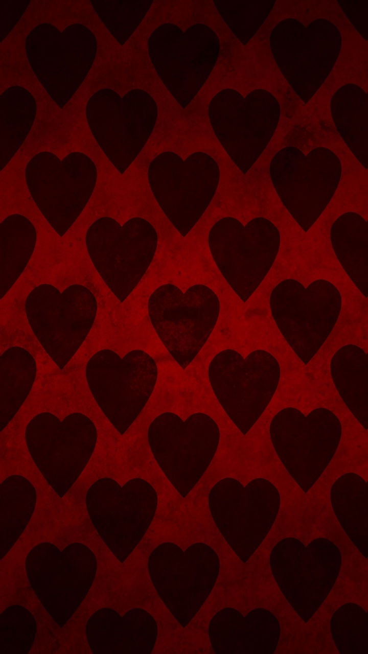 Обои красный цвет, узор, линия, дизайн, точка в разрешении 720x1280