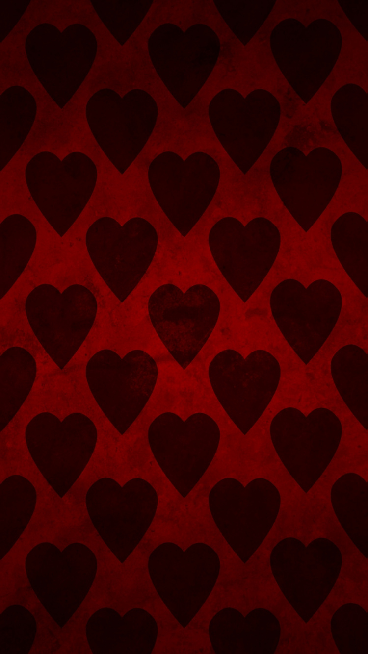 Обои красный цвет, узор, линия, дизайн, точка в разрешении 750x1334