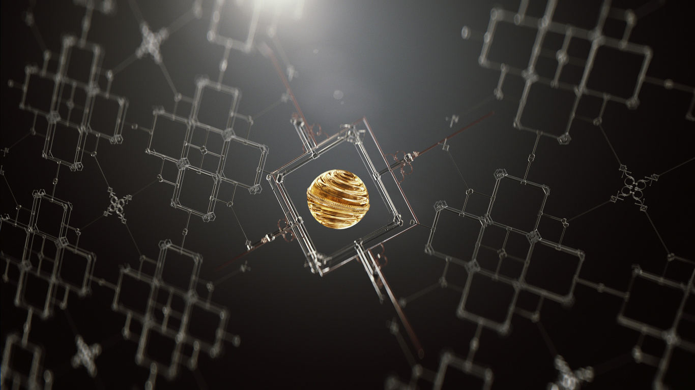 Обои паутина, вода, небо, темнота, беспозвоночных в разрешении 1366x768