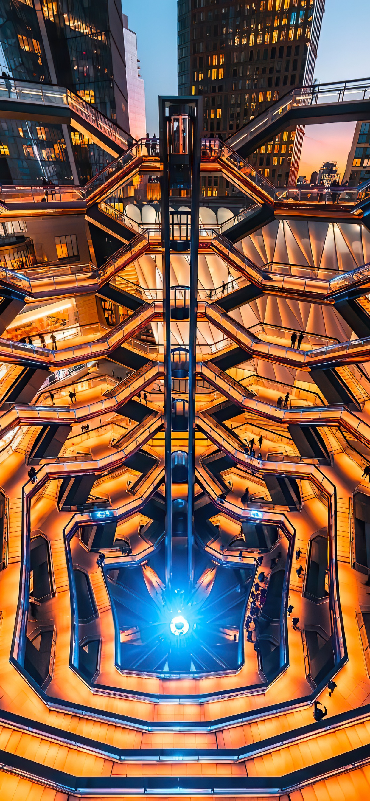 Обои Белла Дедукшн Парк, линия, симметрия, полутона и оттенки, узор в разрешении 1242x2688