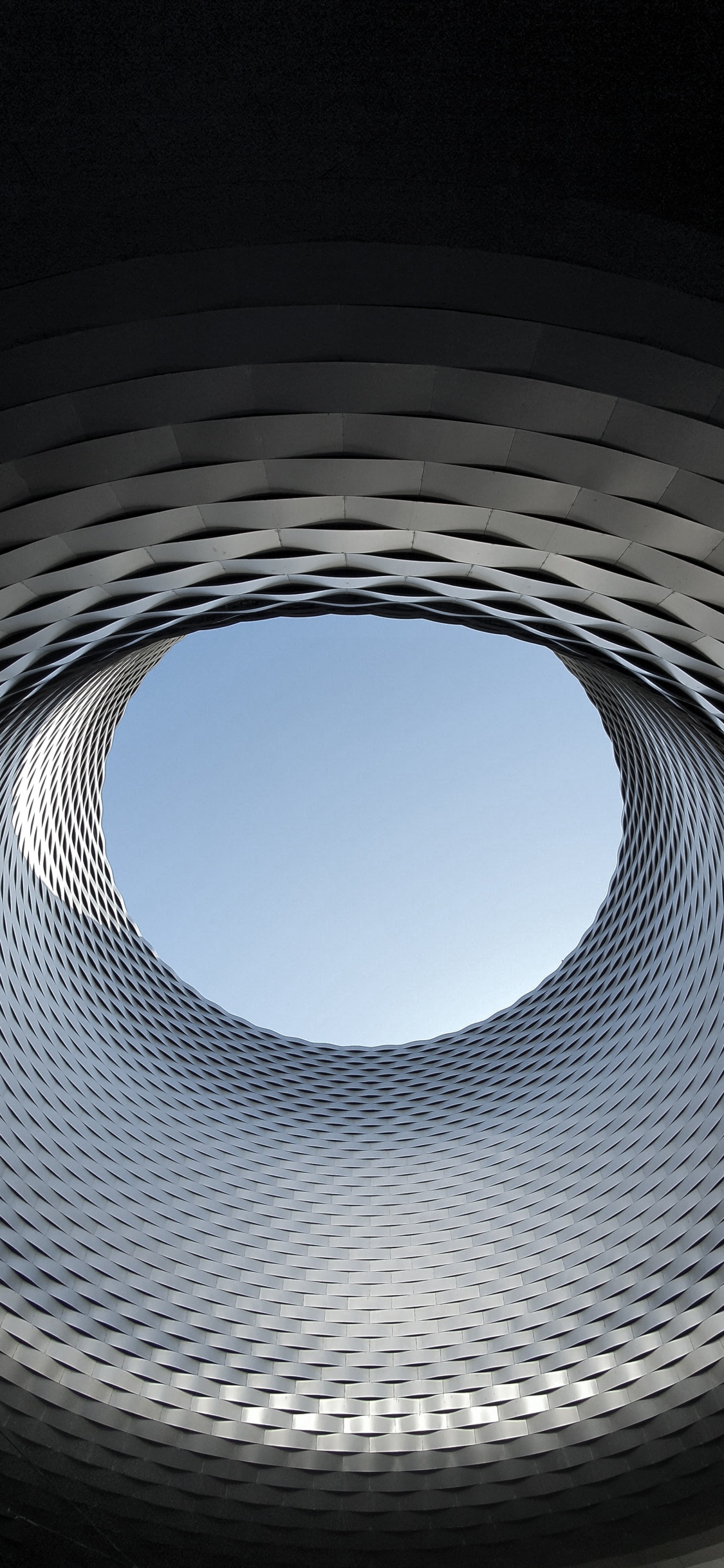 Обои Базель, свет, круг, вода, архитектура в разрешении 1125x2436