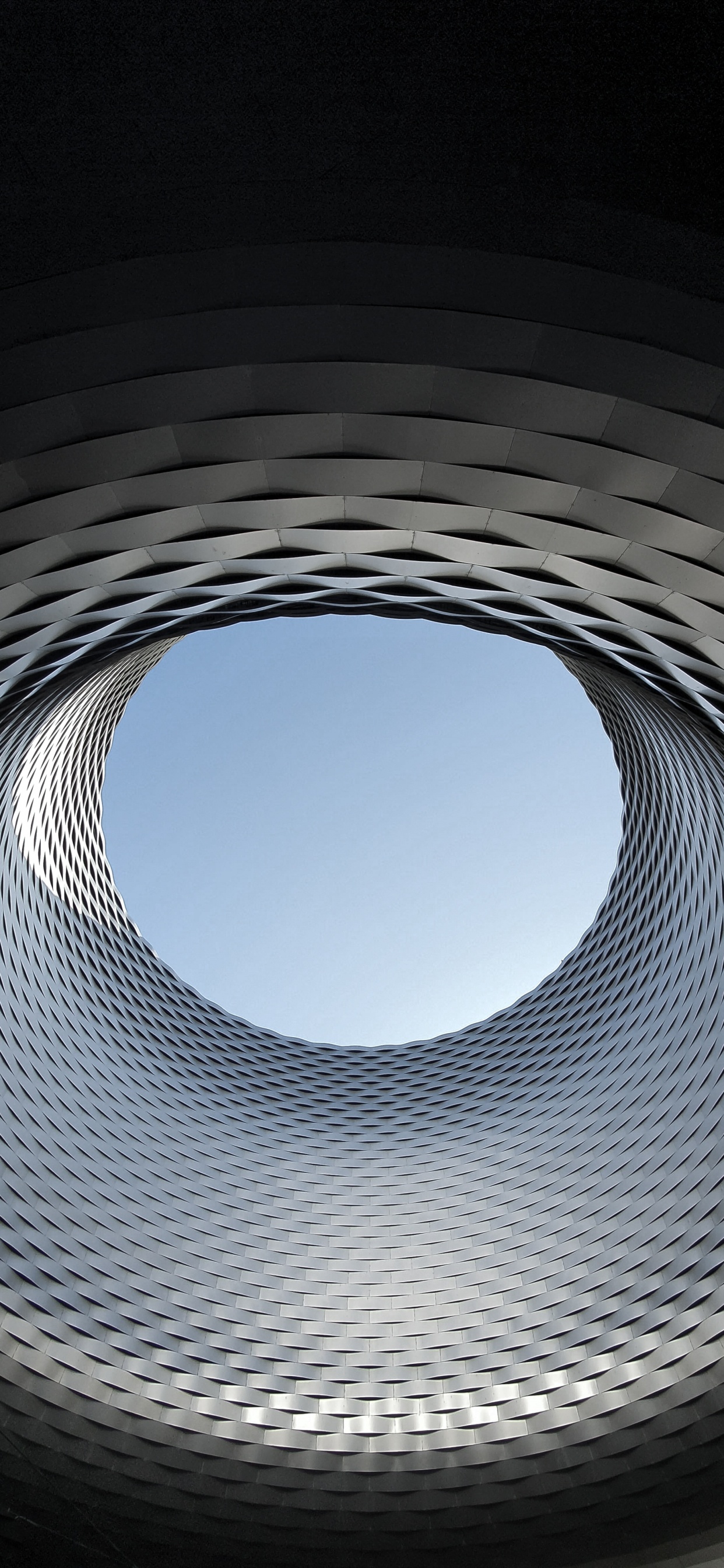 Обои Базель, свет, круг, вода, архитектура в разрешении 1242x2688