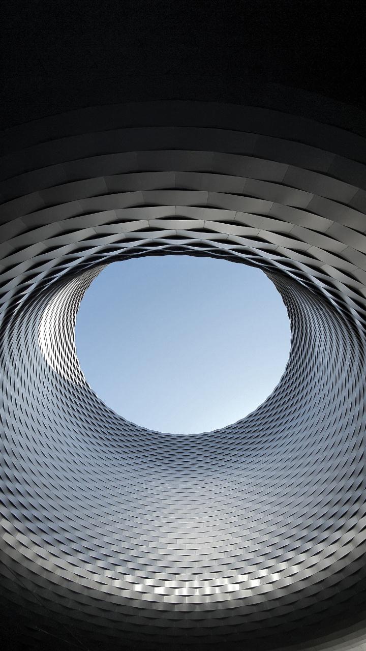 Обои Базель, свет, круг, вода, архитектура в разрешении 720x1280