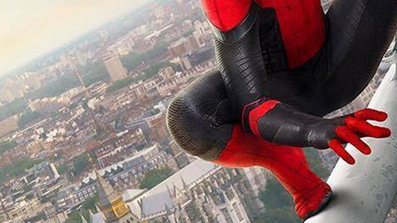 Обои человек-паук, marvel, супергерой, Студия Marvel, комиксы Марвел в разрешении 1366x768