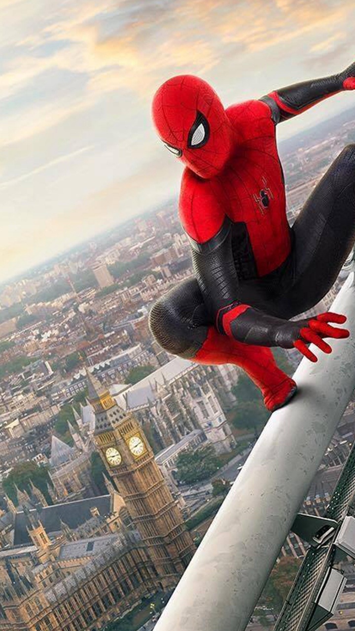 Обои человек-паук, marvel, супергерой, Студия Marvel, комиксы Марвел в разрешении 720x1280