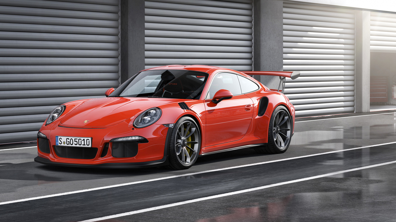 Обои Порше, спорткар, Porsche 911 GT3 R 991, авто, суперкар в разрешении 1366x768