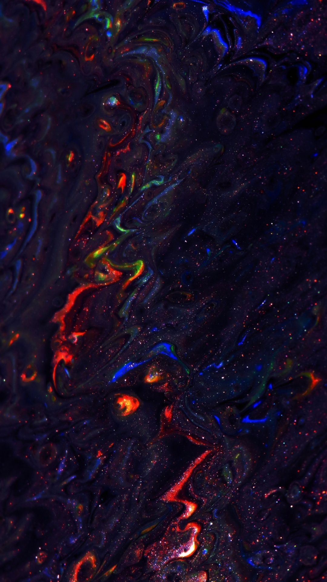 Обои андроид, жидкий, жидкость, пурпур, узор в разрешении 1080x1920