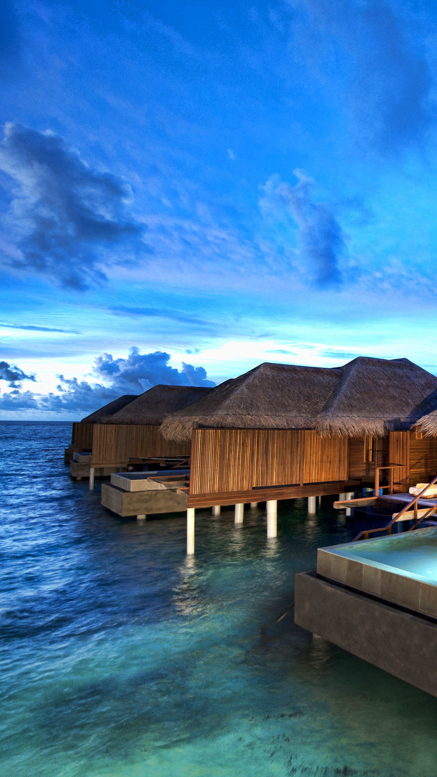 Обои прибежище, путешествие, пляж, отпуск, вилла в разрешении 1440x2560