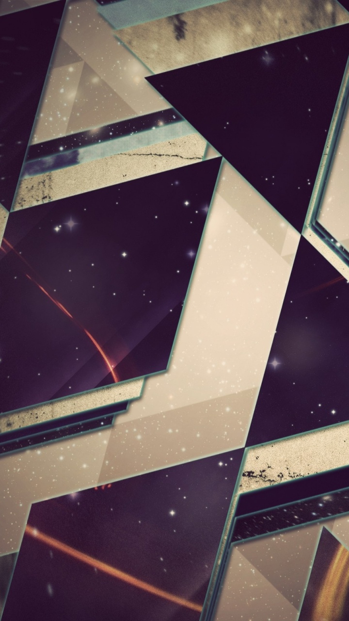 Обои треугольник, пурпур, линия, архитектура, дизайн в разрешении 720x1280