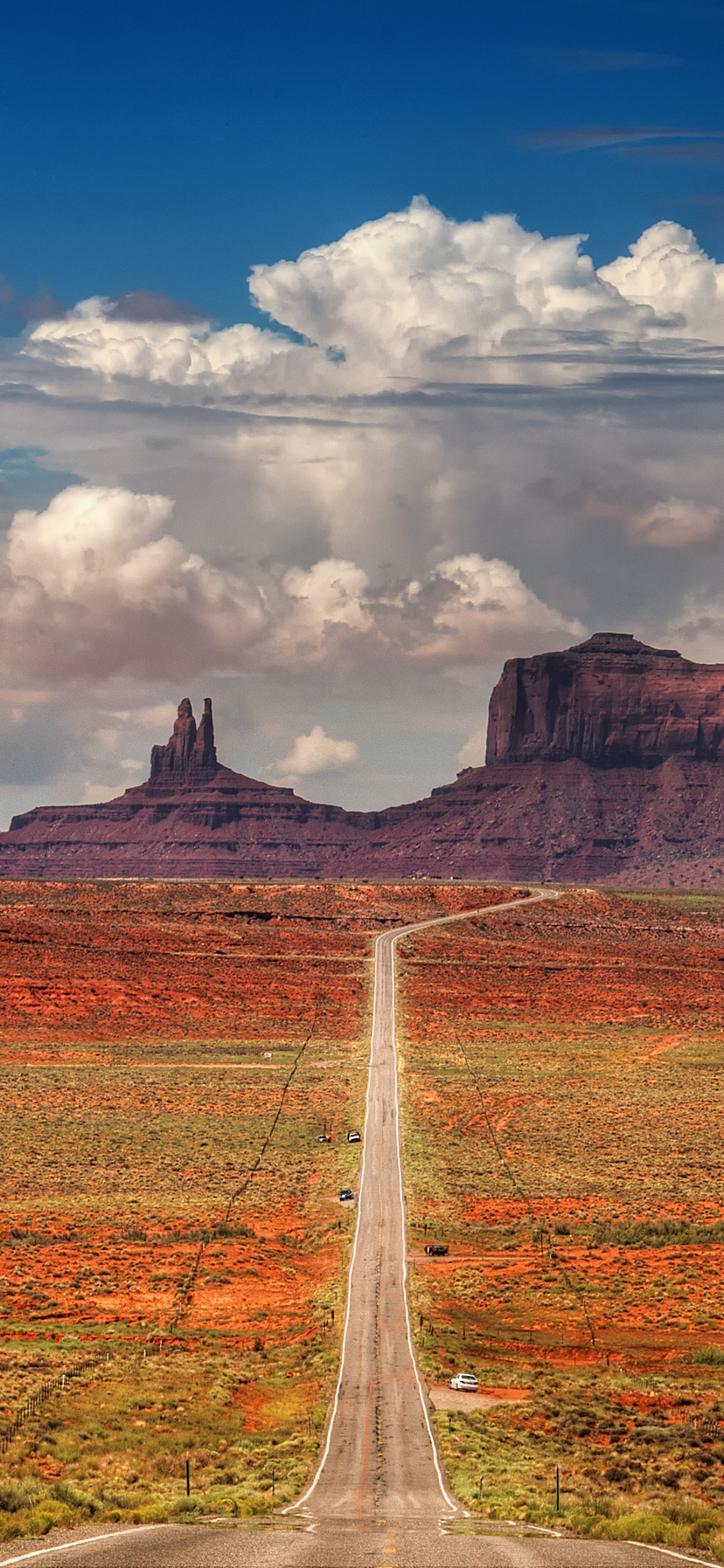 Обои долина монументов, Долина, горный рельеф, бьютт, ориентир в разрешении 1125x2436