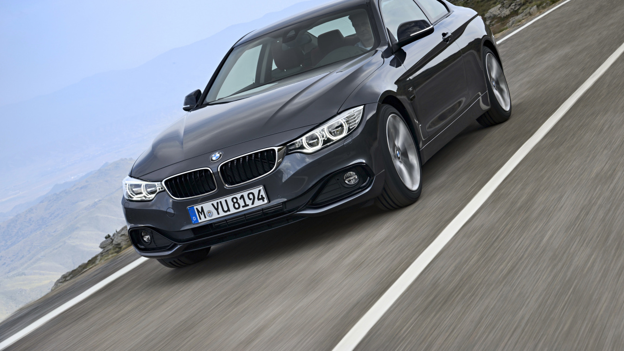 Обои авто, bmw, BMW серии 2014 4 купе, БМВ 4-й серии f32, кузов купе в разрешении 1280x720