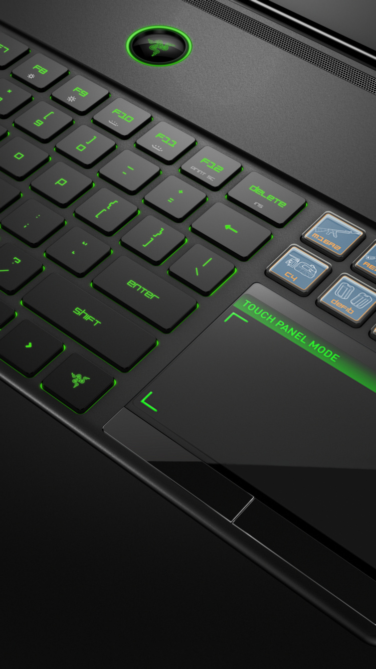 Обои Компания Razer Лезвие Pro В 2017, электронное устройство, технологии, пробел, устройство ввода в разрешении 750x1334