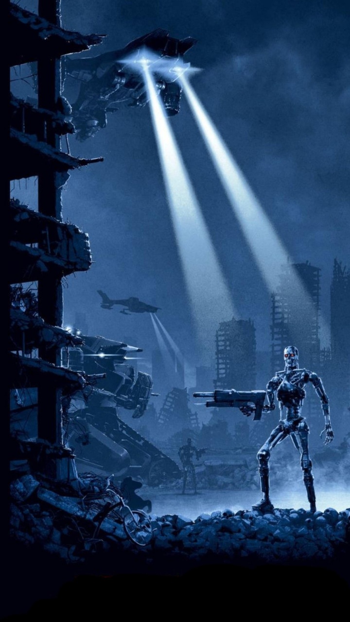 Обои Мэтт Фергюсон терминатор 2, постер, Терминатор 2 постер, Научная фантастика, Терминатор в разрешении 720x1280