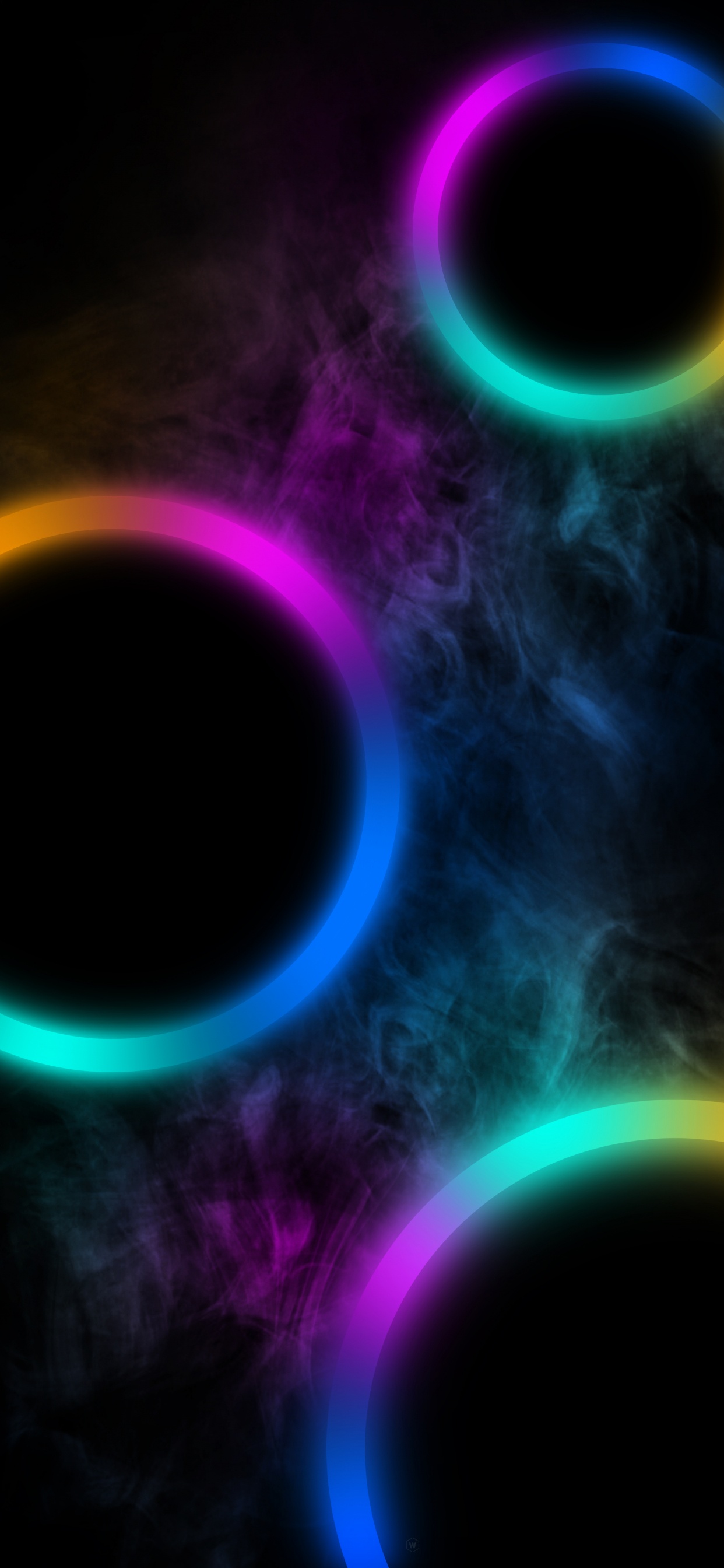 Обои атмосфера, свет, природа, черный, пурпур в разрешении 1242x2688