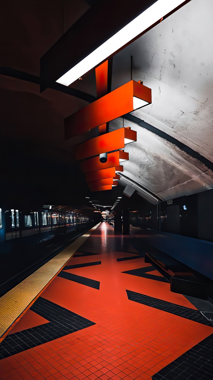 Обои свет, люминесцентная лампа, архитектура, иллюстрация, потолок в разрешении 720x1280