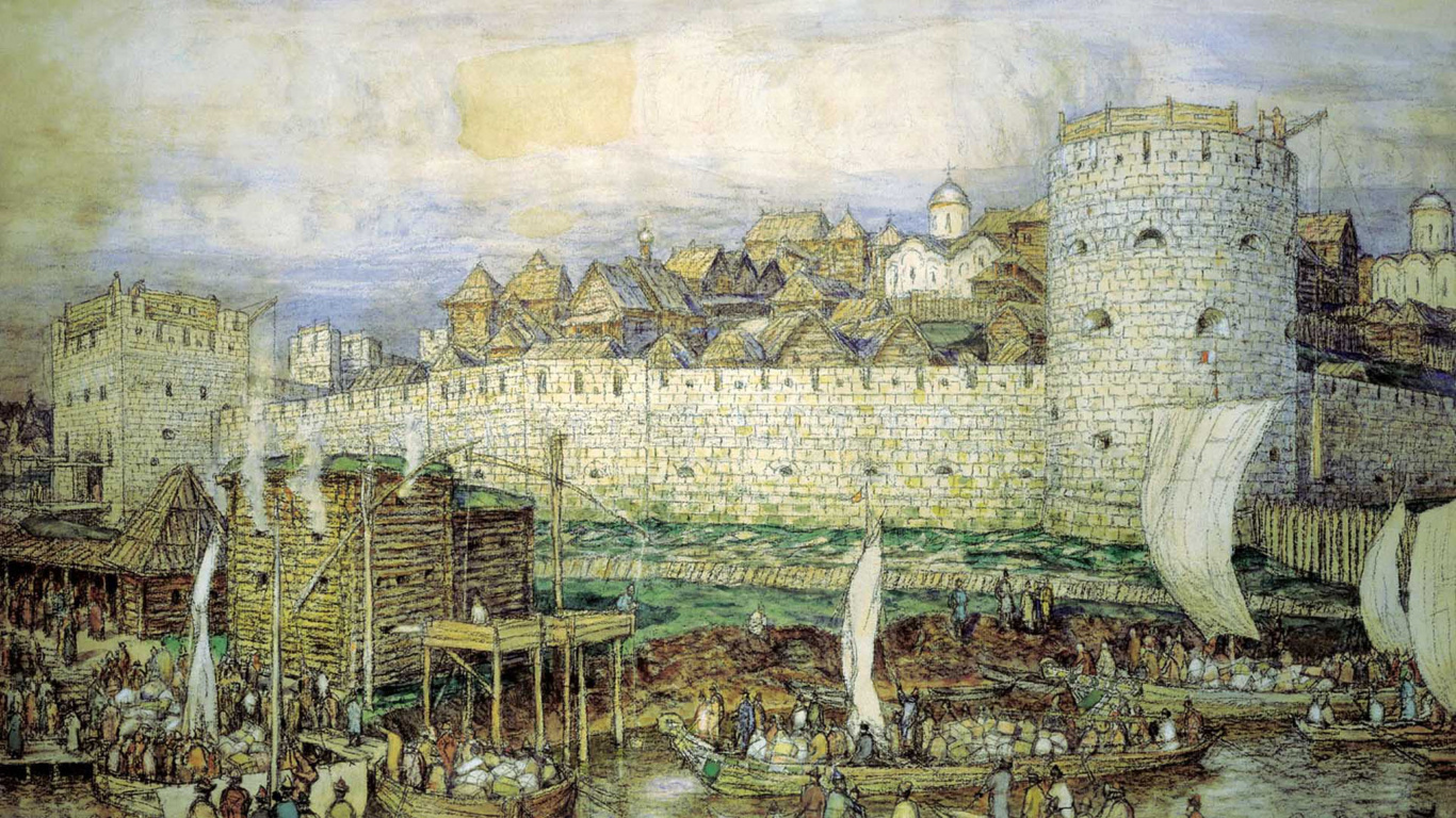 Обои живопись, арт, акварельные краски, визуальное искусство, история в разрешении 1366x768