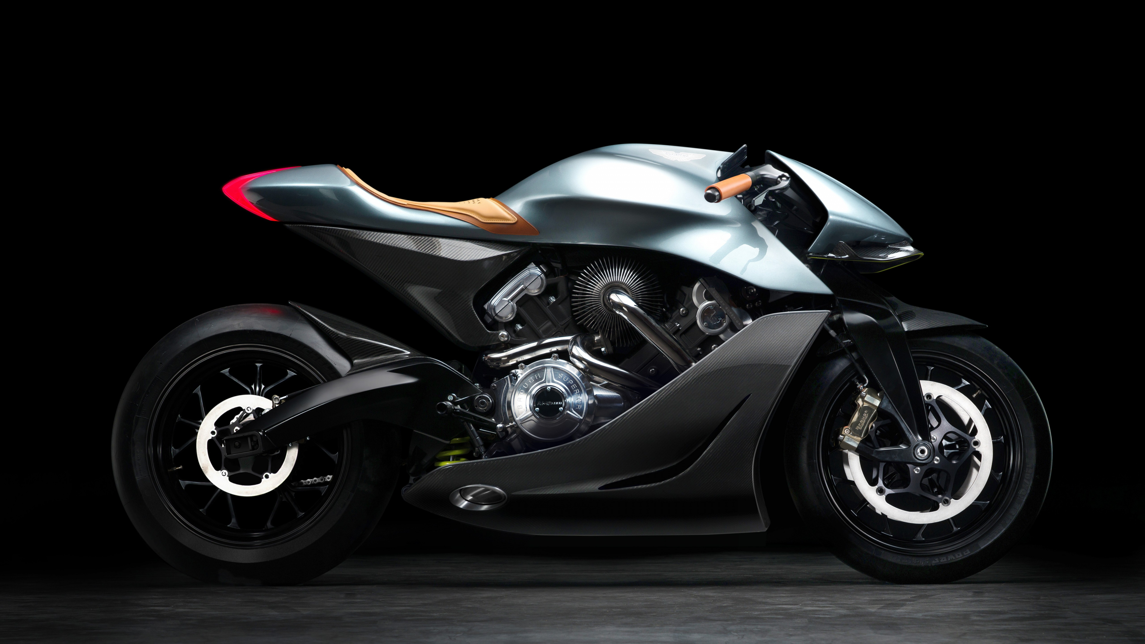 Обои мотоцикл aston martin, Астон Мартин, легковые автомобили, спорткар, мотоцикл в разрешении 3840x2160