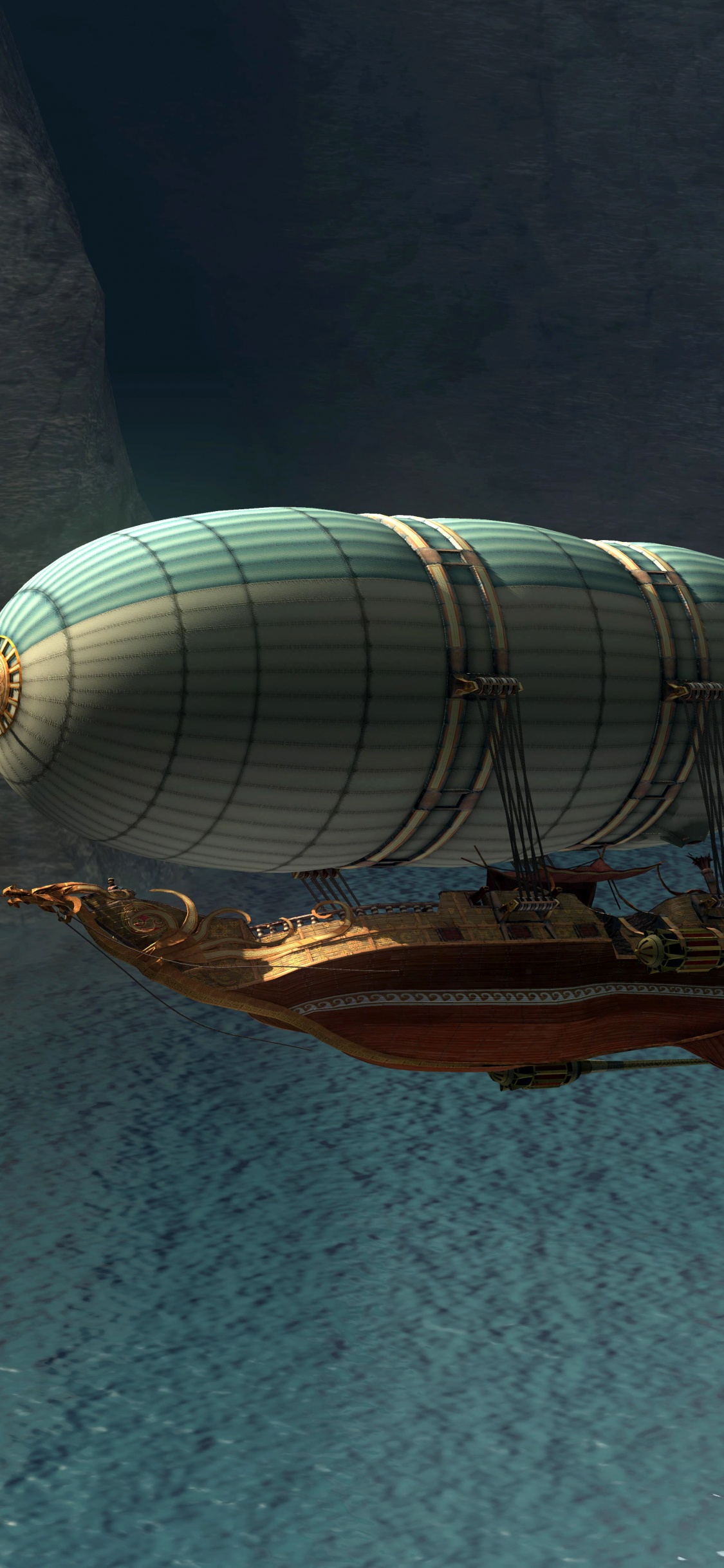 Обои вода, самолет, авиация, воздушный корабль, самолеты в разрешении 1125x2436