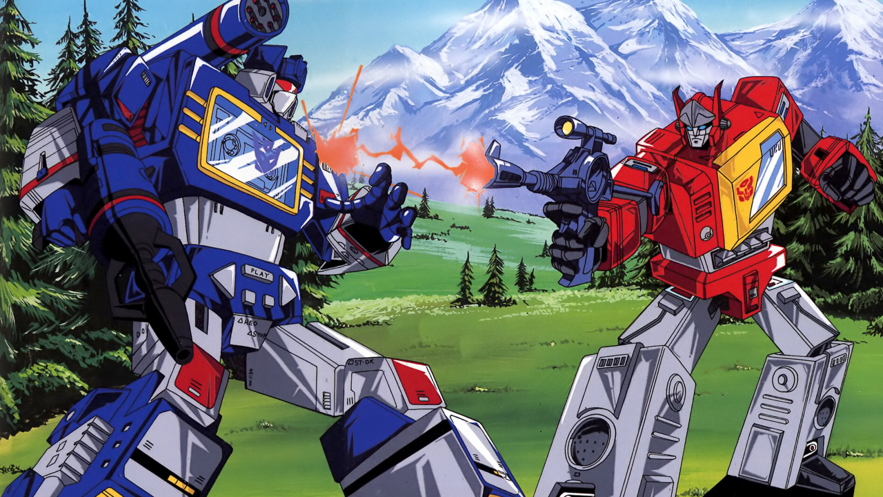 Обои трансформеры, меха, робот, компьютерная игра, машина в разрешении 1280x720