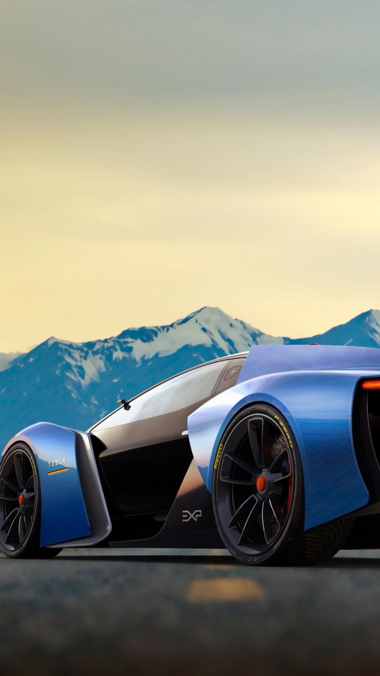 Обои Tesla Model S, авто, Tesla Model X, Tesla Model 3, Tesla Roadster в разрешении 750x1334