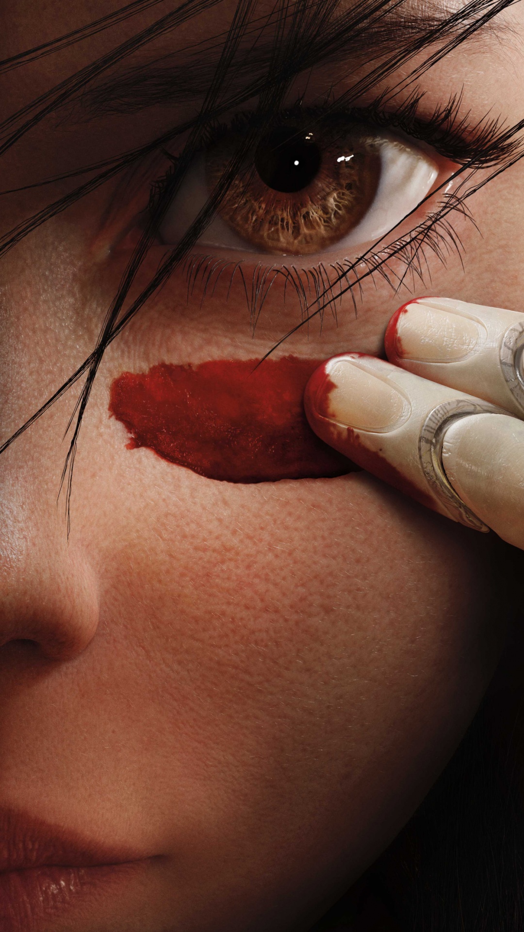 Обои Алита Боевой Ангел, Боевой Ангел Алита, экшн, общество визуальных эффектов, фонограмма в разрешении 1080x1920