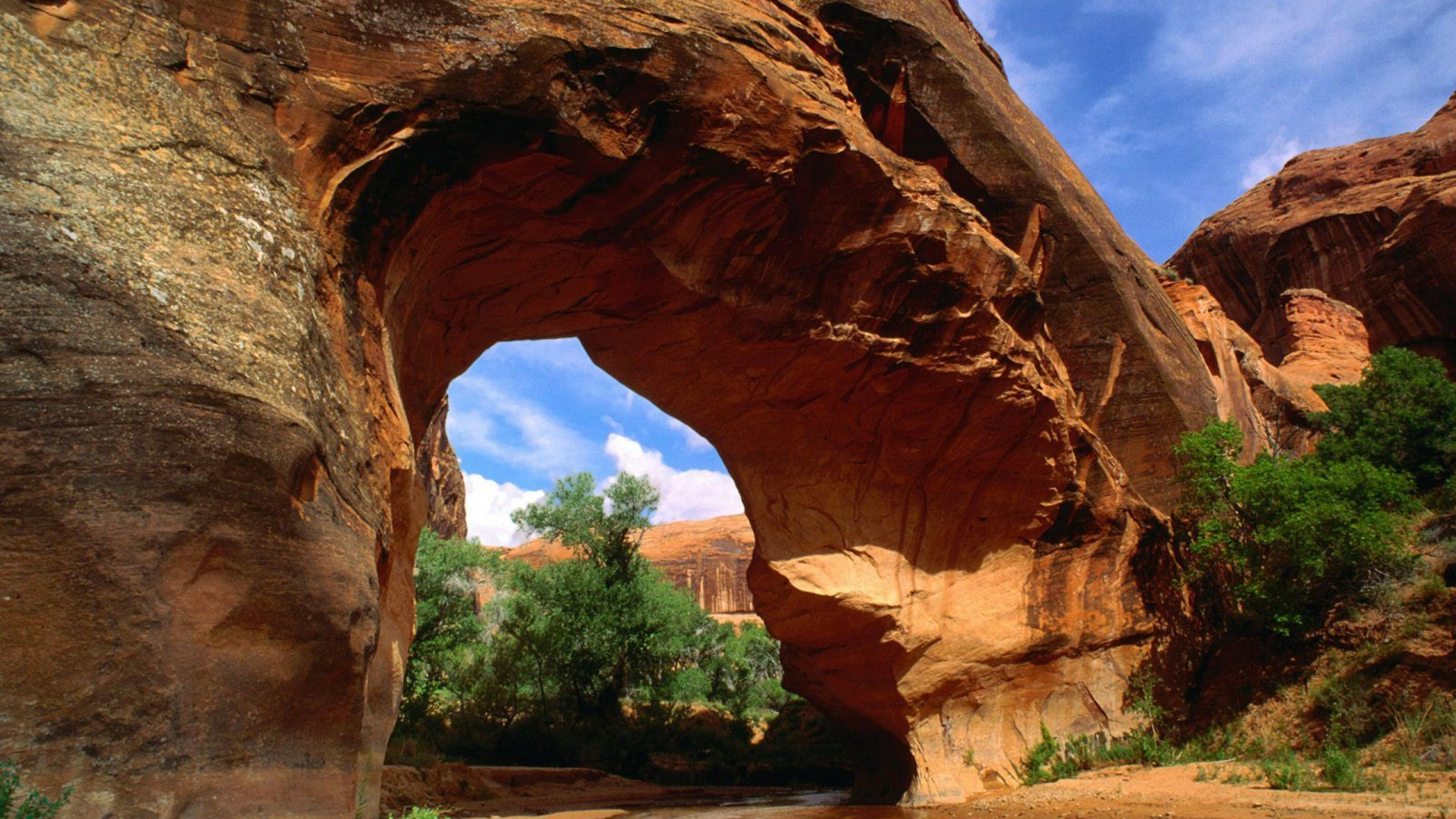Обои естественная арка, формирование, арка, рок, геология в разрешении 1920x1080