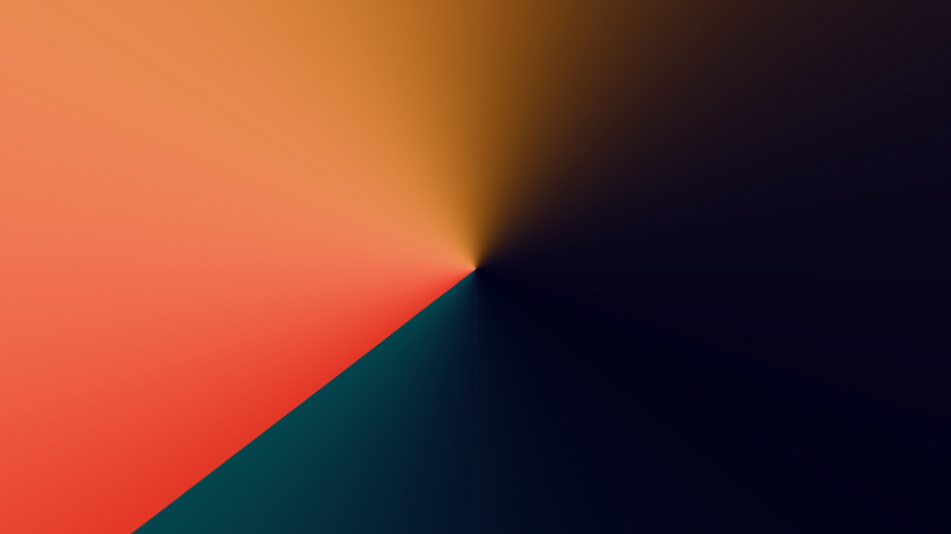 Обои атмосфера, склон, полутона и оттенки, горизонт, пейзаж в разрешении 1366x768