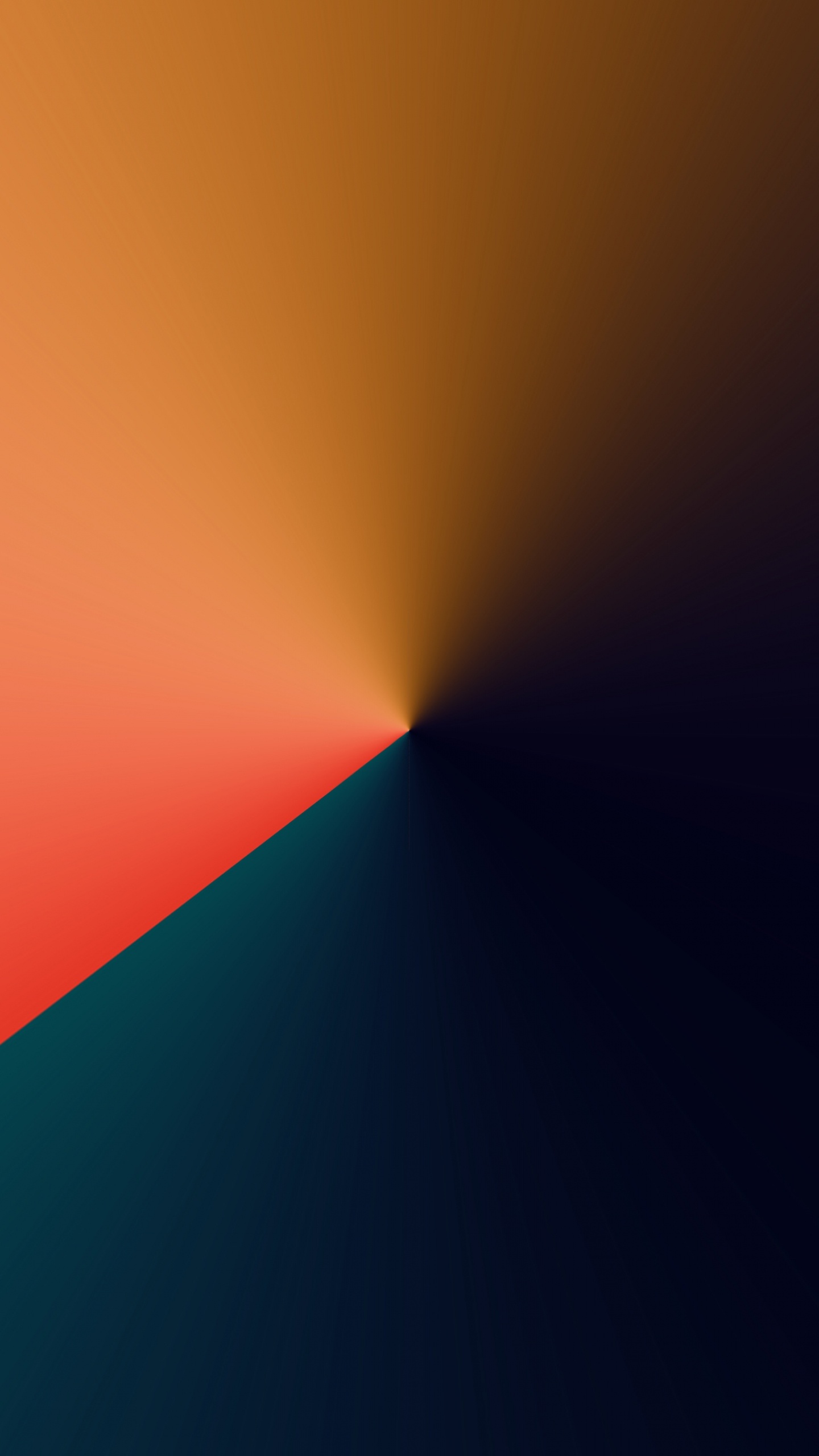 Обои атмосфера, склон, полутона и оттенки, горизонт, пейзаж в разрешении 1440x2560