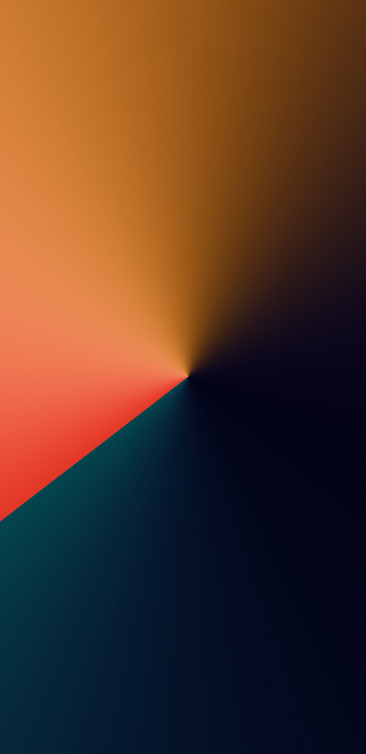 Обои атмосфера, склон, полутона и оттенки, горизонт, пейзаж в разрешении 1440x2960