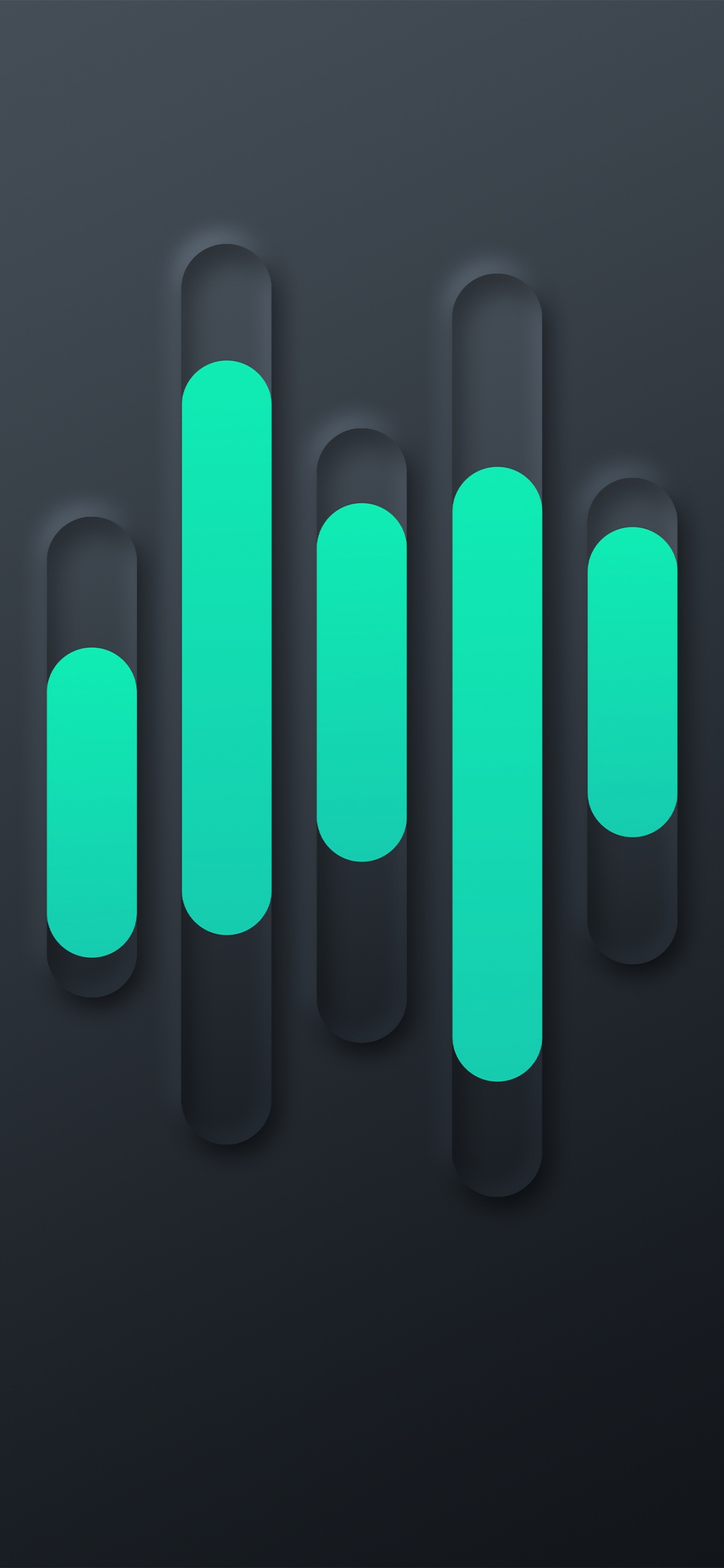 Обои ios, номорфизм, iOS 7, яблоко, пользовательский интерфейс в разрешении 1125x2436