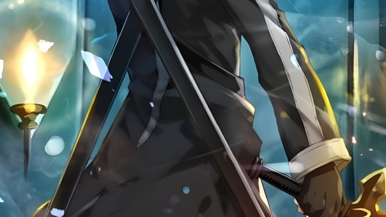 Обои аниме кирито, Кирито, Асуна, постер, мультик в разрешении 1280x720