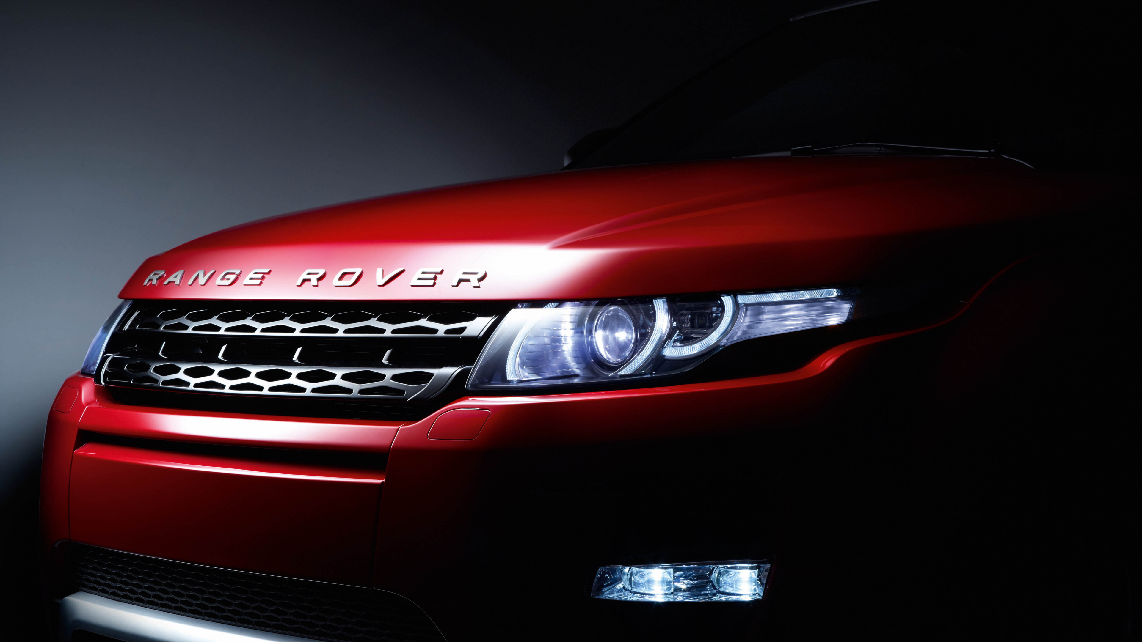 Обои land rover, авто, фара, автомобильное освещение, свет в разрешении 3840x2160