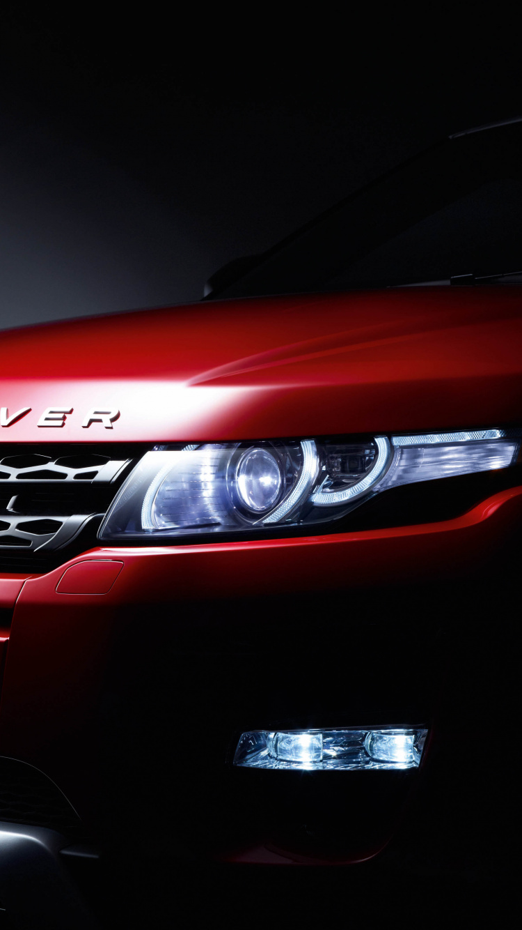 Обои land rover, авто, фара, автомобильное освещение, свет в разрешении 750x1334