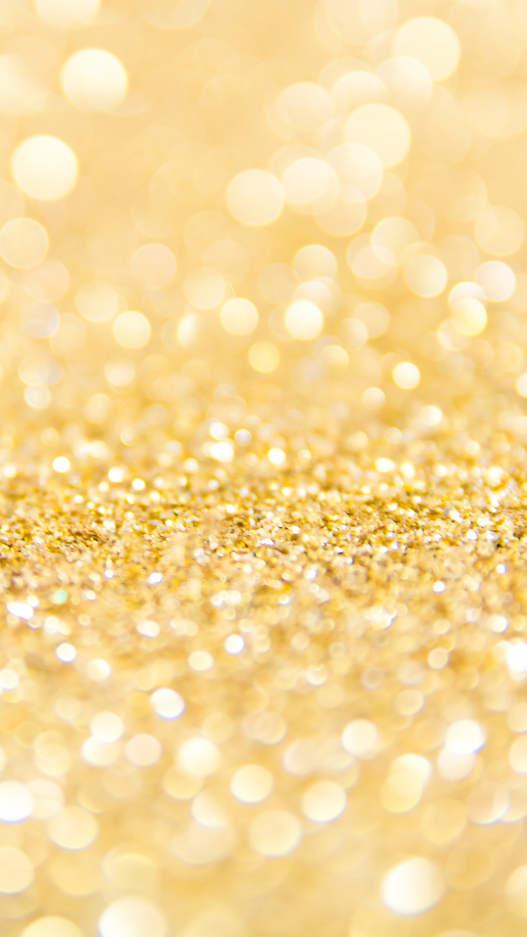 Обои золото, желтый, вода, падение, влага в разрешении 750x1334