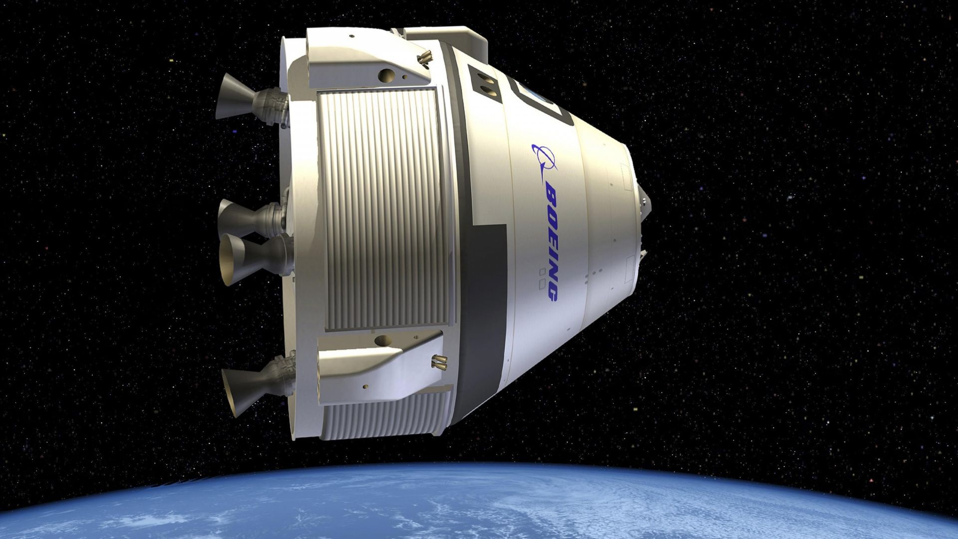 Обои Международная космическая станция, Боинг, космический аппарат, НАСА, космос в разрешении 1920x1080