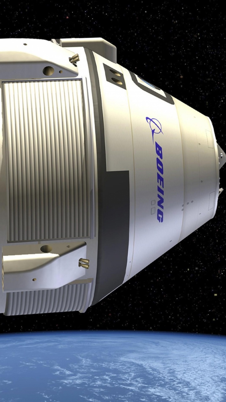 Обои Международная космическая станция, Боинг, космический аппарат, НАСА, космос в разрешении 720x1280