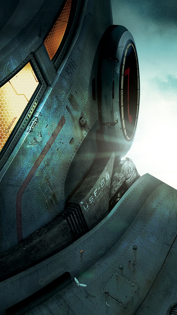 Обои Тихоокеанский рубеж, темнота, фильм, атмосфера, небо в разрешении 720x1280